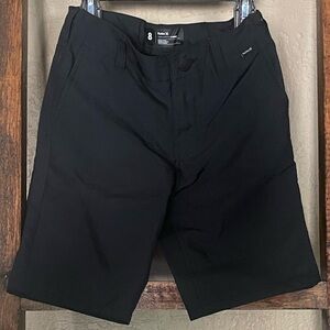 Boys Hurley Dri-fit Black Short Size 8
